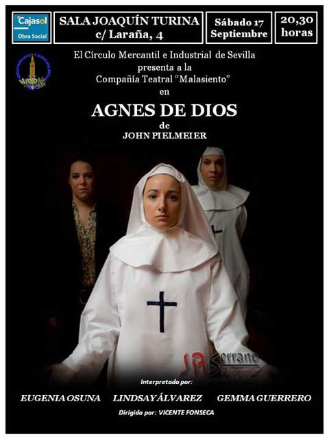 'Agnes de Dios' en la sala Joaquín Turina de Sevilla el 17 de septiembre de 2011