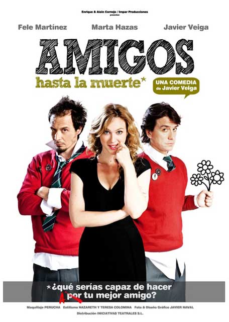 'Amigos hasta la muerte' en Sevilla, representaciones del 11 al 13 de noviembre de 2011 en el Teatro Quintero