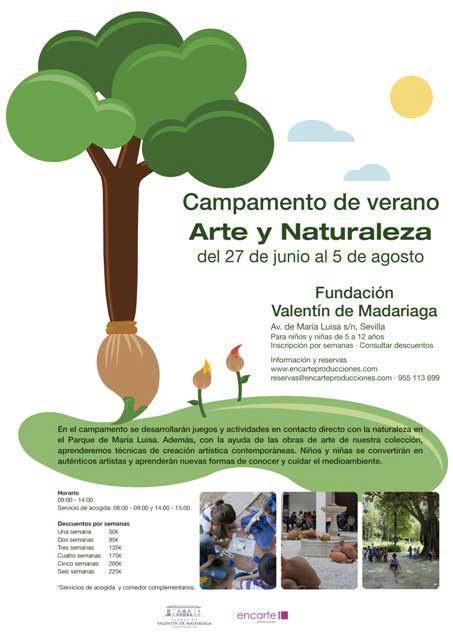 Campamento para niños en la Fundación Madariaga de Sevilla del 27 de junio al 5 de agosto de 2011