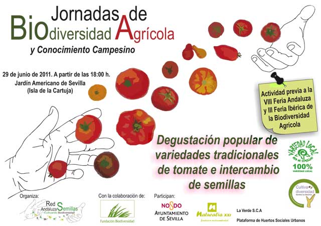 Jornadas de Biodiversidad Agrícola y Conocimiento Campesino que incluye degustaciones gratuitas, mesas redondas...