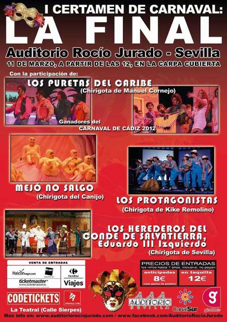 El 11 de marzo de 2012 en el Auditorio Rocío Jurado de la Cartuja