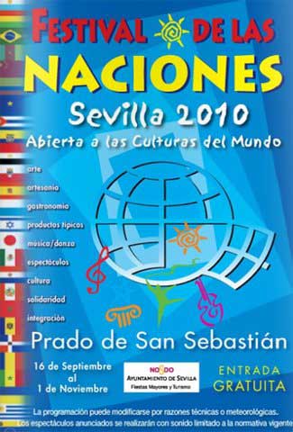 Para el Puente del 12 de octubre en Sevilla el Festival de las Naciones 2010 presenta actividades especiales