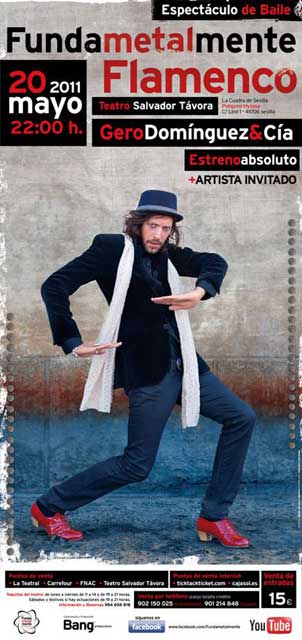 Gero Domínguez estrena en Sevilla su montaje 'Fundametalmente flamenco'