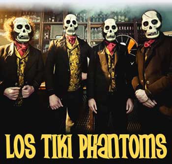 Los Tiki Phantoms en Sevilla, actuación el 24 de febrero de 2012 en la Sala Custom (antigua Sala Q)