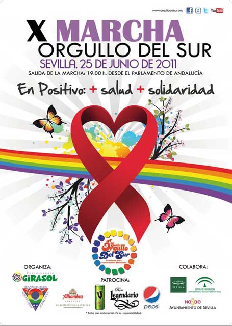 Cabalgata del orgullo gay 'Orgullo del Sur 2011' en Sevilla