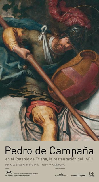 Exposición del Retablo de la iglesia de Santa Ana de Pedro de Campaña en el Museo de Bellas Artes de Sevilla