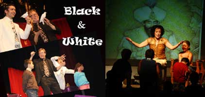 Teatro para niños en Sevilla: 'Black & White' en la Sala Cero y 'Los 7 cabritillos y el lobo' en La Imperdible