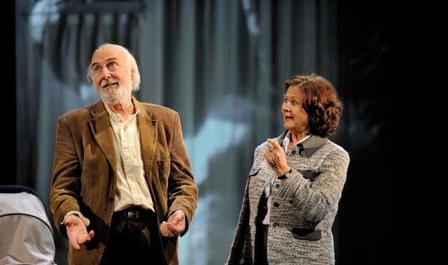 Del 16 al 20 de mayo de 2012, Héctor Alterio y Julieta Serrano en el Teatro Lope de Vega de Sevilla