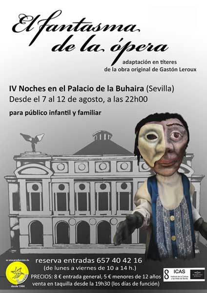 Del 7 al 12 de agosto de 2012 en las Noches de Verano en el Palacio de la Buhaira de Sevilla